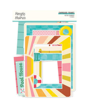 Simple Stories Retro Summer Chipboard Frames (20021)
