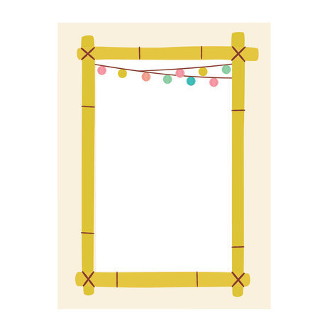 Simple Stories Retro Summer Chipboard Frames (20021)