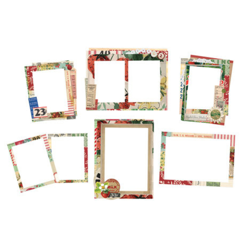 Simple Stories Simple Vintage Berry Fields Chipboard Frames (20126) Simple Stories Simple Vintage Berry Fields Chipboard Frames (20126)