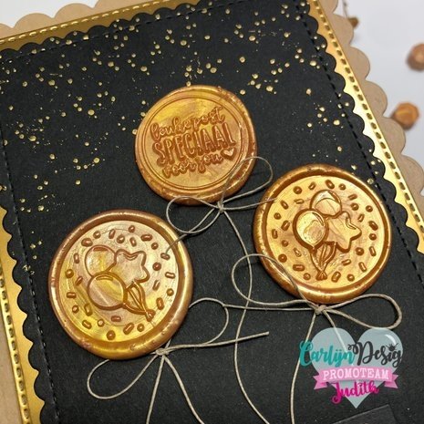 Carlijn Design Wax Seal Stamper 1 Inch Ballonnen (CDWX-0016) Carlijn Design Wax Seal Stamper 1 Inch Ballonnen (CDWX-0016)