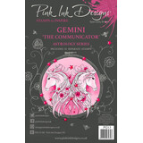 Pink Ink Designs Astrology Series Gemini "The Communicator" A5 Clear Stamps (PI213)