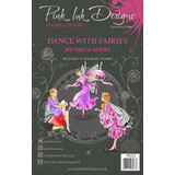 Pink Ink Designs Mythical Series Dance With Fairies A5 Clear Stamps (PI223)