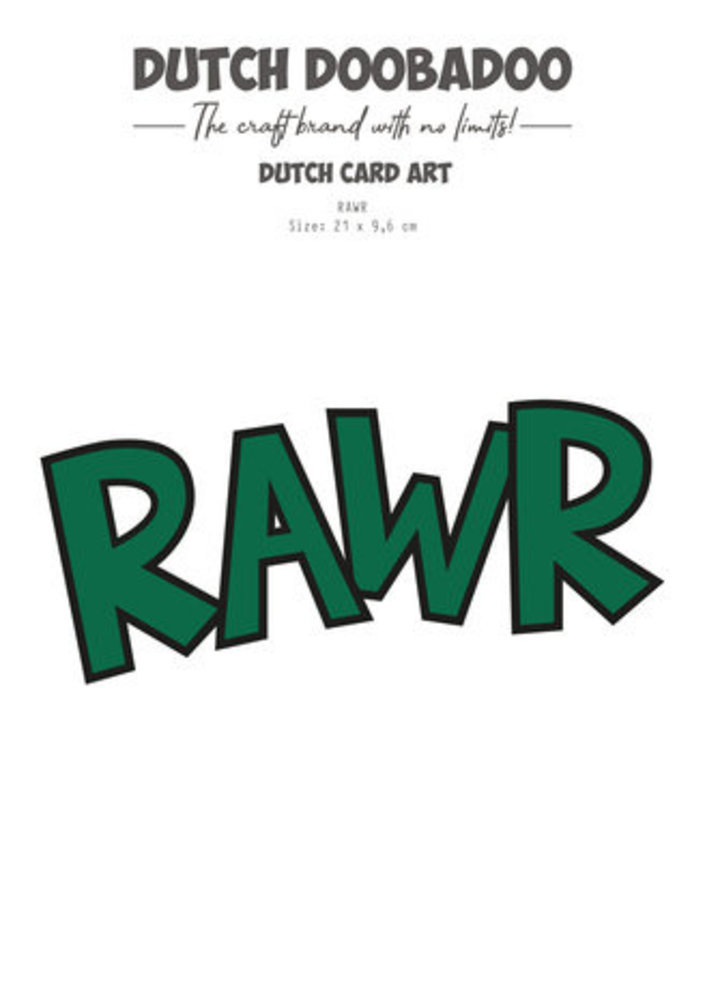 Dutch Doobadoo Dutch Card Art A5 RAWR (470.784.231) Dutch Doobadoo Dutch Card Art A5 RAWR (470.784.231)