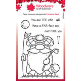 Woodware Golfing Gnome Clear Stamps (FRS1000)