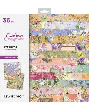 Crafter's Companion Summer Meadow 12x12 Inch Paper Pad (CC-PAD12-SUME) Crafter's Companion Summer Meadow 12x12 Inch Paper Pad (CC-PAD12-SUME)