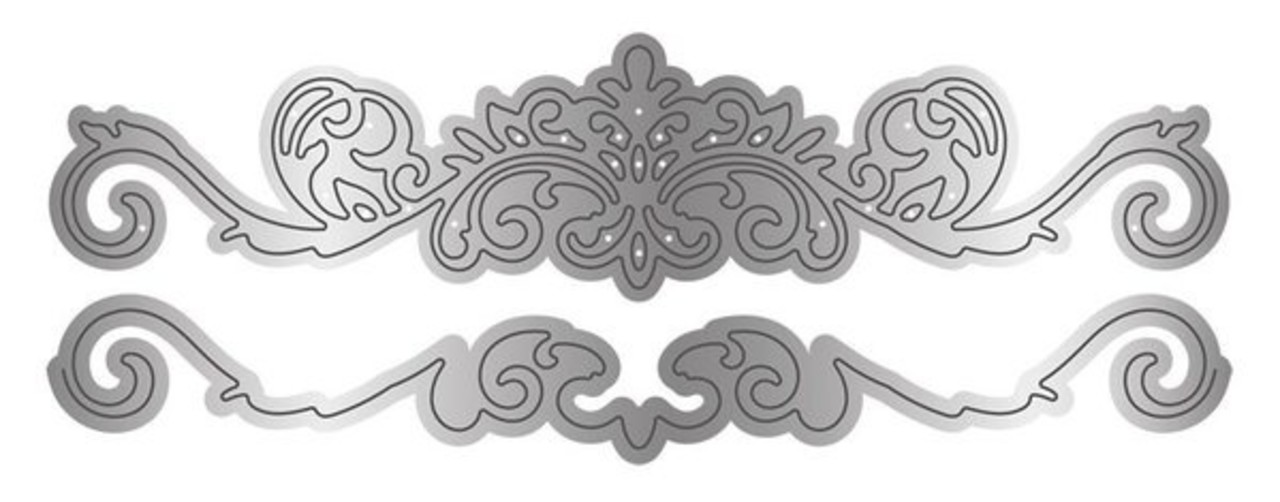 Gemini Baroque Border Lyon Elements Dies (GEM-ELE-MD-LYON)