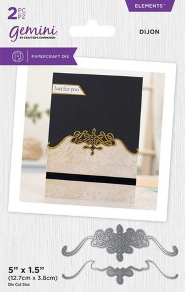 Gemini Baroque Border Dijon Elements Dies (GEM-ELE-MD-DIJO) Gemini Baroque Border Dijon Elements Dies (GEM-ELE-MD-DIJO)