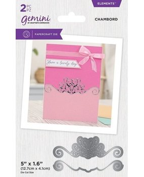 Gemini Baroque Border Chambord Elements Dies (GEM-ELE-MD-CHAM) Gemini Baroque Border Chambord Elements Dies (GEM-ELE-MD-CHAM)