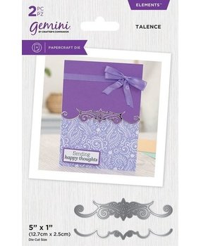 Gemini Baroque Border Talence Elements Dies (GEM-ELE-MD-TALE) Gemini Baroque Border Talence Elements Dies (GEM-ELE-MD-TALE)