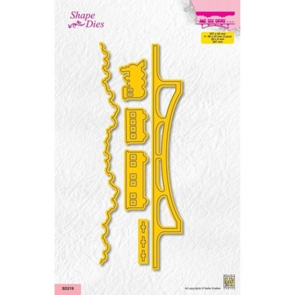 Nellie Snellen Snijmal Bridge with Train (SD219) Nellie Snellen Snijmal Bridge with Train (SD219)