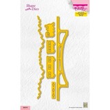 Nellie Snellen Snijmal Bridge with Train (SD219)*