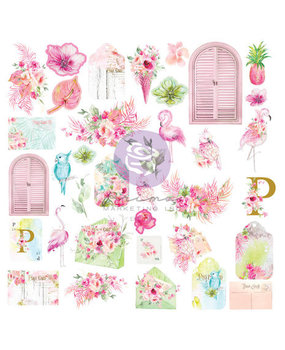 Prima Marketing Inc Postcards from Paradise Ephemera 1 (662301)* Prima Marketing Inc Postcards from Paradise Ephemera 1 (662301)*