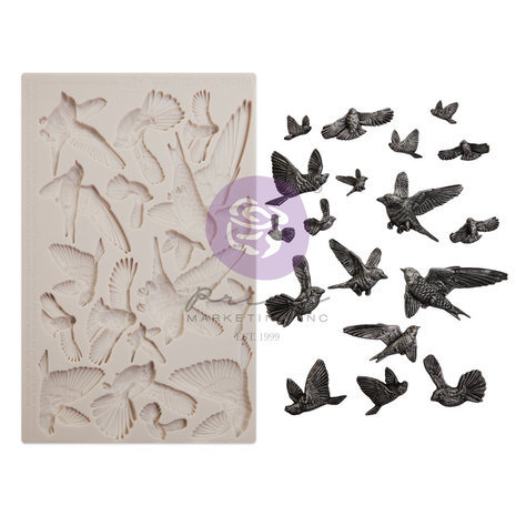 Prima Marketing Inc Finnabair Imaginarium Flocking Birds Moulds (969516) Prima Marketing Inc Finnabair Imaginarium Flocking Birds Moulds (969516)