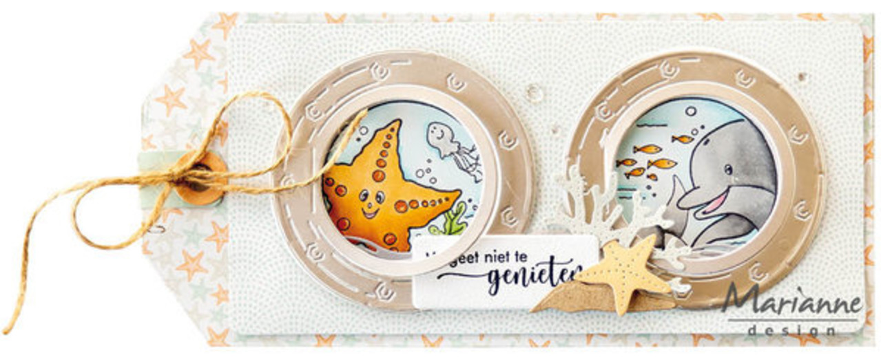 Marianne Design Clear Stamps Hetty's Peek-a-boo Ocean (CS1131) Marianne Design Clear Stamps Hetty's Peek-a-boo Ocean (CS1131)