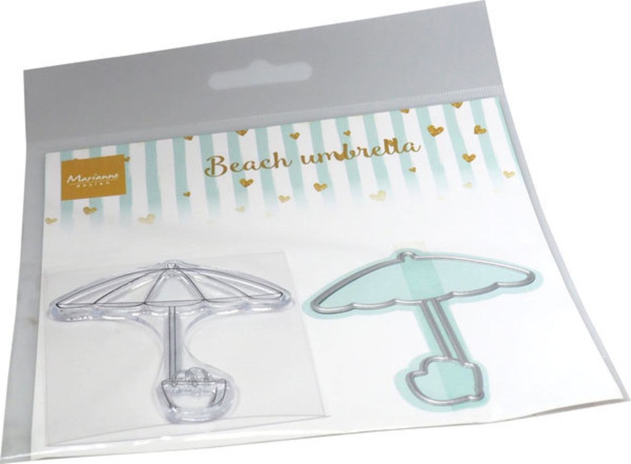 Marianne Design Stamp & Die Beach Umbrella (CS1132) Marianne Design Stamp & Die Beach Umbrella (CS1132)