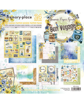 Memory Place Bon Voyage 6x6 Inch Paper Pack (MP-61146) Memory Place Bon Voyage 6x6 Inch Paper Pack (MP-61146)