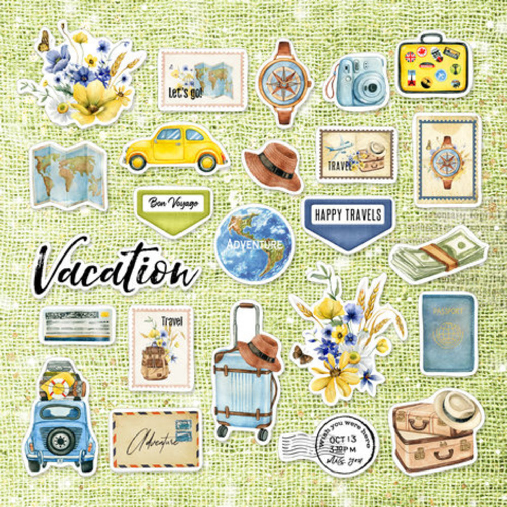 Memory Place Bon Voyage Ephemera (MP-61148) Memory Place Bon Voyage Ephemera (MP-61148)