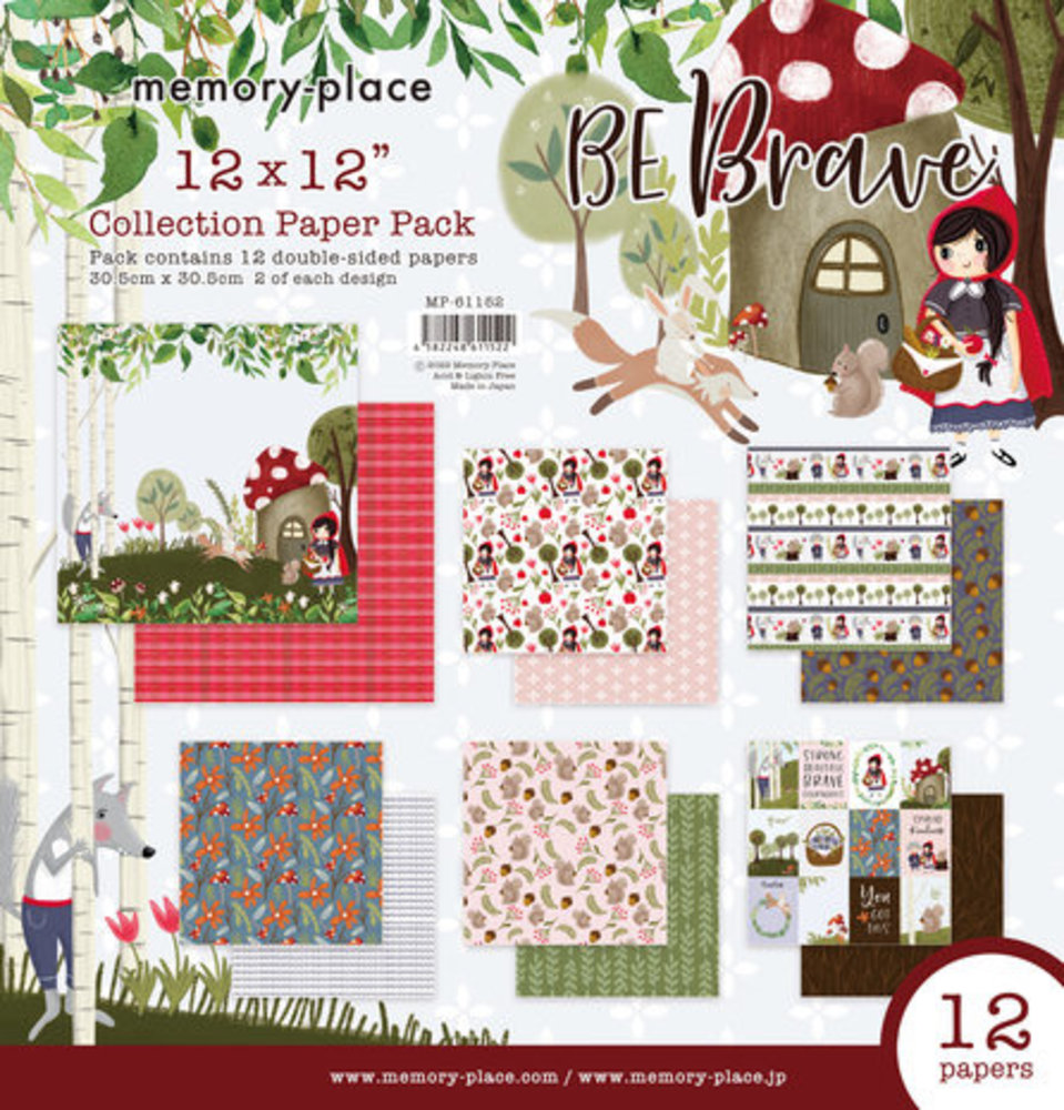 Memory Place Be Brave 12x12 Inch Paper Pack (MP-61152) Memory Place Be Brave 12x12 Inch Paper Pack (MP-61152)