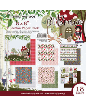 Memory Place Be Brave 8x8 Inch Paper Pack (MP-61160) Memory Place Be Brave 8x8 Inch Paper Pack (MP-61160)