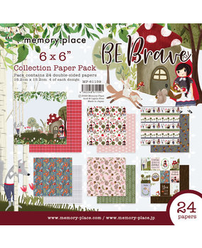 Memory Place Be Brave 6x6 Inch Paper Pack (MP-61159) Memory Place Be Brave 6x6 Inch Paper Pack (MP-61159)
