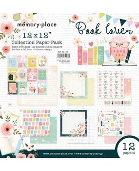Memory Place Book Lover 12x12 Inch Paper Pack (MP-61164) Memory Place Book Lover 12x12 Inch Paper Pack (MP-61164)