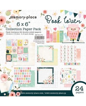 Memory Place Book Lover 6x6 Inch Paper Pack (MP-61171) Memory Place Book Lover 6x6 Inch Paper Pack (MP-61171)