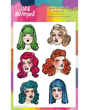 Jane Davenport Clear Stamp Starlets 2 (CEJDCS017) Jane Davenport Clear Stamp Starlets 2 (CEJDCS017)