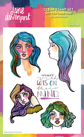 Jane Davenport Clear Stamp Lots On Their Mind (CEJDCS018)