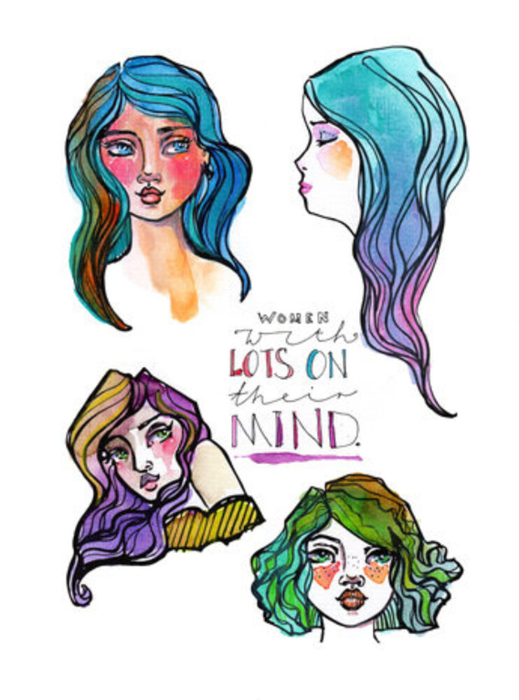 Jane Davenport Clear Stamp Lots On Their Mind (CEJDCS018)