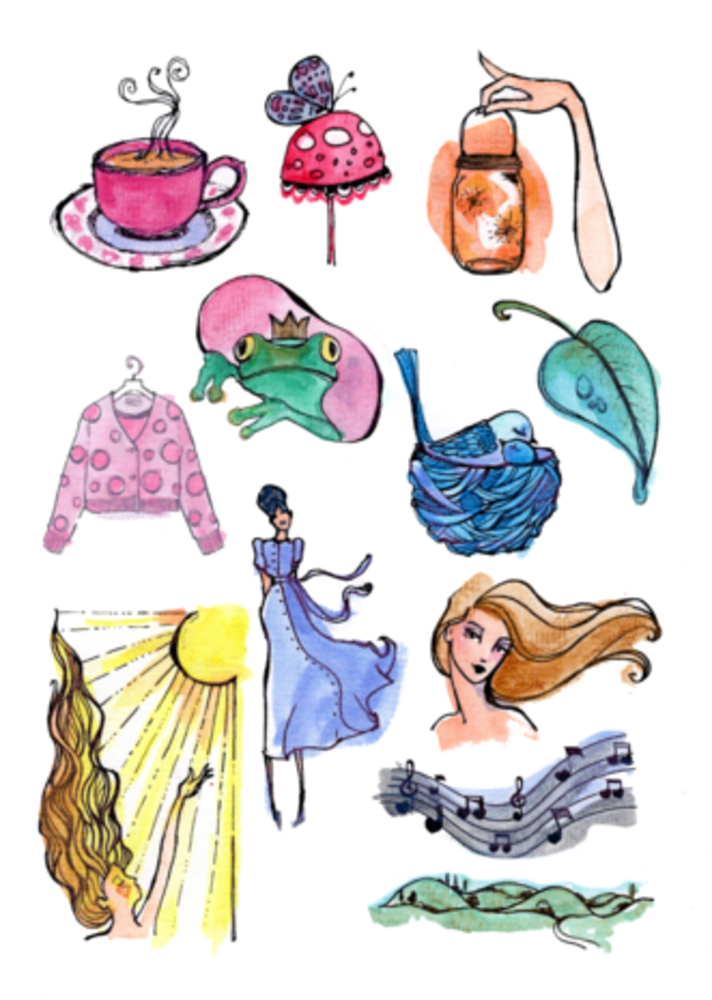 Jane Davenport Clear Stamp Whimsical Watercolour (CEJDCS022) Jane Davenport Clear Stamp Whimsical Watercolour (CEJDCS022)