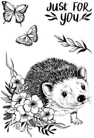 Creative Expressions Designer Boutique Clear Stamp A6 Over The Hedge (UMSDB149)