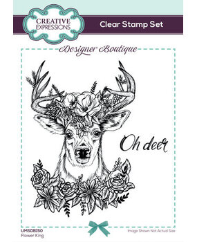 Creative Expressions Designer Boutique Clear Stamp A6 Flower King (UMSDB150) Creative Expressions Designer Boutique Clear Stamp A6 Flower King (UMSDB150)