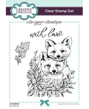Creative Expressions Designer Boutique Clear Stamp A6 Me & Mine (UMSDB152) Creative Expressions Designer Boutique Clear Stamp A6 Me & Mine (UMSDB152)
