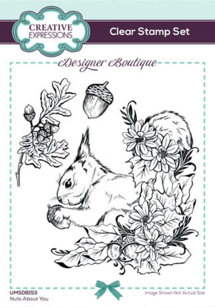 Creative Expressions Designer Boutique Clear Stamp A6 Nuts About You (UMSDB153) Creative Expressions Designer Boutique Clear Stamp A6 Nuts About You (UMSDB153)