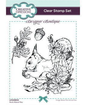 Creative Expressions Designer Boutique Clear Stamp A6 Nuts About You (UMSDB153) Creative Expressions Designer Boutique Clear Stamp A6 Nuts About You (UMSDB153)