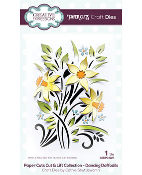 Creative Expressions Dancing Daffodils Cut & Lift Craft Die (CEDPC1227) Creative Expressions Dancing Daffodils Cut & Lift Craft Die (CEDPC1227)