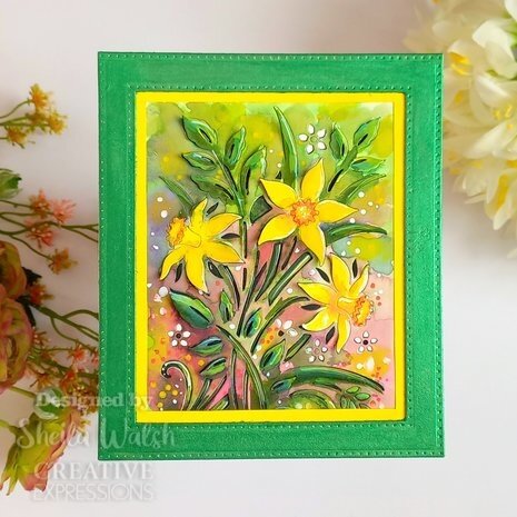Creative Expressions Dancing Daffodils Cut & Lift Craft Die (CEDPC1227)
