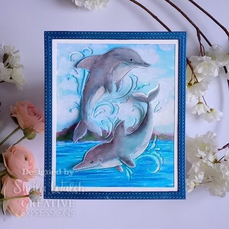 Creative Expressions Dolphin Dive Cut & Lift Craft Die (CEDPC1231) Creative Expressions Dolphin Dive Cut & Lift Craft Die (CEDPC1231)