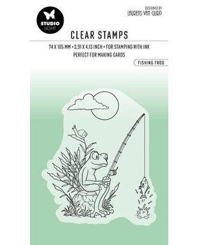 Studio Light Essentials Clear Stamp Fishing Frog (BL-ES-STAMP458) Studio Light Essentials Clear Stamp Fishing Frog (BL-ES-STAMP458)
