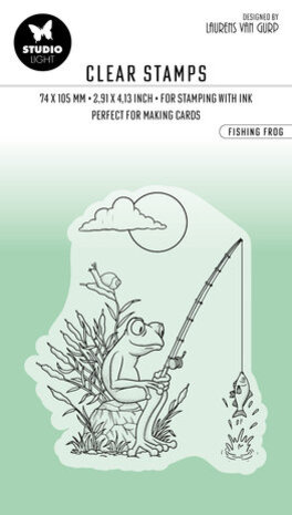 Studio Light Essentials Clear Stamp Fishing Frog (BL-ES-STAMP458) Studio Light Essentials Clear Stamp Fishing Frog (BL-ES-STAMP458)