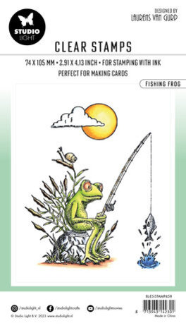 Studio Light Essentials Clear Stamp Fishing Frog (BL-ES-STAMP458) Studio Light Essentials Clear Stamp Fishing Frog (BL-ES-STAMP458)