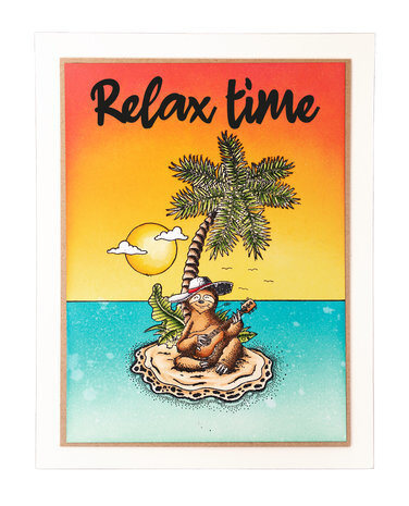 Studio Light Essentials Clear Stamp Chilling Sloth (BL-ES-STAMP459)