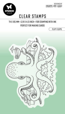 Studio Light Essentials Clear Stamp Flip Flops (BL-ES-STAMP460)