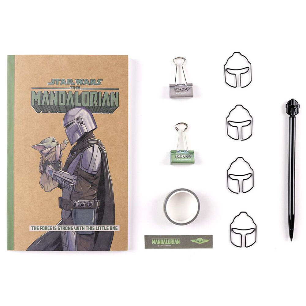 Popculture.shop Star Wars The Mandalorian Stationery Set (CRD2700000370)