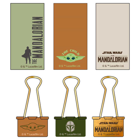 Popculture.shop Star Wars The Mandalorian Yoda Child Stationery Set (CRD2700000370)