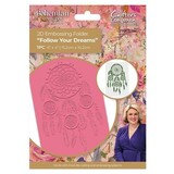 Crafter's Companion Bohemian Collection Embossing Folder Follow Your Dreams (S-BOH-EF4-FYDR)