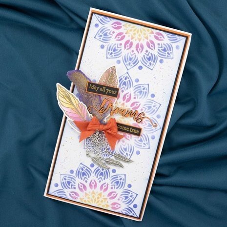 Crafter's Companion Bohemian Collection Stencil Blossoming Mandala (S-BOH-STEN-BMAN)