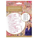 Crafter's Companion Bohemian Collection Clear Stamp Enchanting Floral Feather (S-BOH-CA-ST-ENFL)