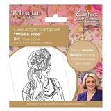 Crafter's Companion Bohemian Collection Clear Stamp Wild & Free (S-BOH-CA-ST-WIFR)