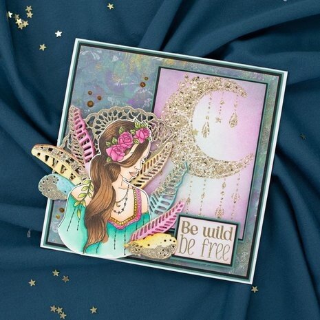 Crafter's Companion Bohemian Collection Clear Stamp Wild & Free (S-BOH-CA-ST-WIFR) Crafter's Companion Bohemian Collection Clear Stamp Wild & Free (S-BOH-CA-ST-WIFR)